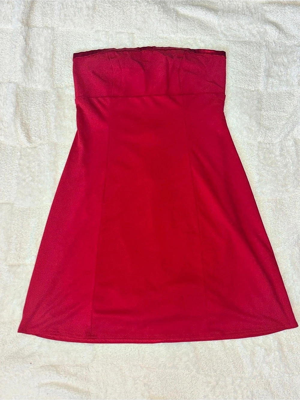 Cache Strapless Mini Dress in Red Like New